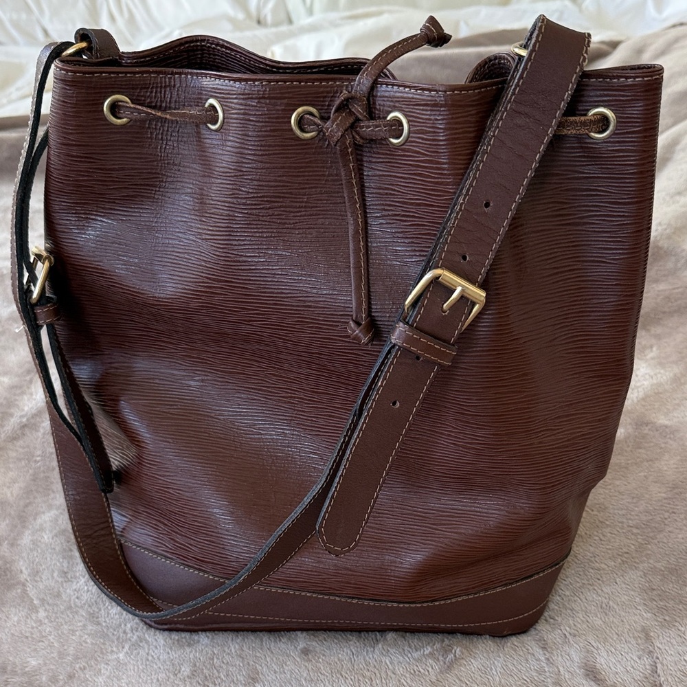 “Epi” style Leather Bucket Bag